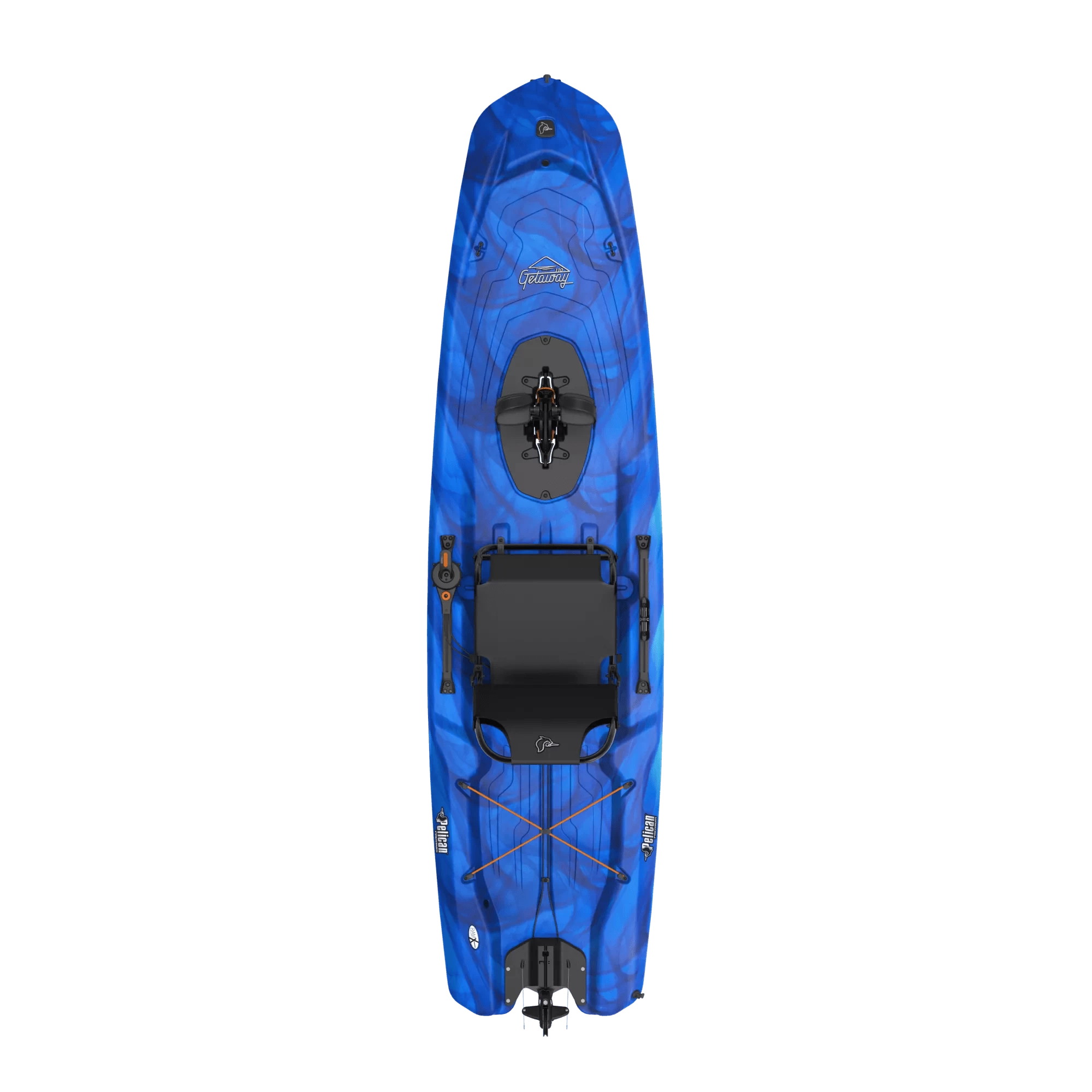 Pelican Getaway 110 HDII Recreational Pedal Kayak 2 Pelican Getaway 110 HDII Recreational Pedal Kayak - Image 2